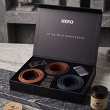 Darčeková sada opasku HERO (3+3)