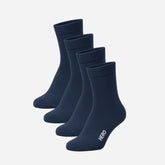 Crew Socks - Navy Blue 4 párov (39-45)
