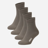 Quarter Socks - Dark Grey 4 párov (39-45)