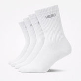 Tennis Socks - White 4 párov