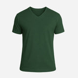 V-Neck Heather Olive