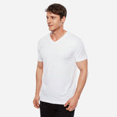 V-Neck White
