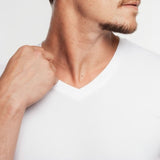 V-Neck White