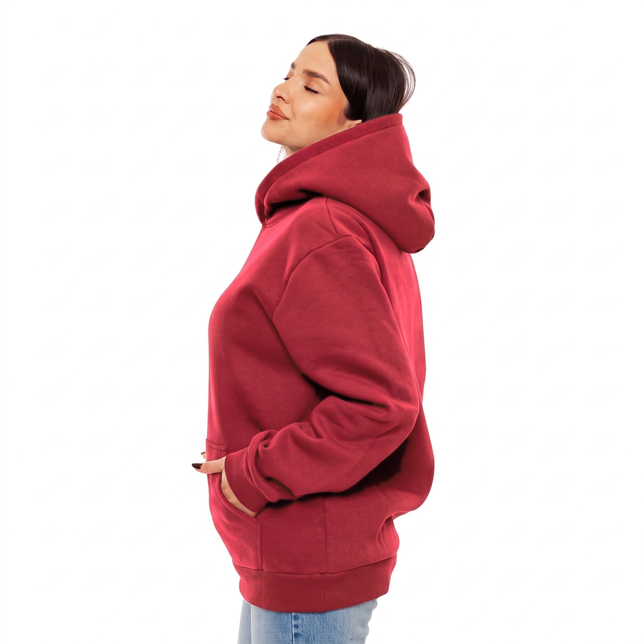 Burgundy Comfy Hoodie