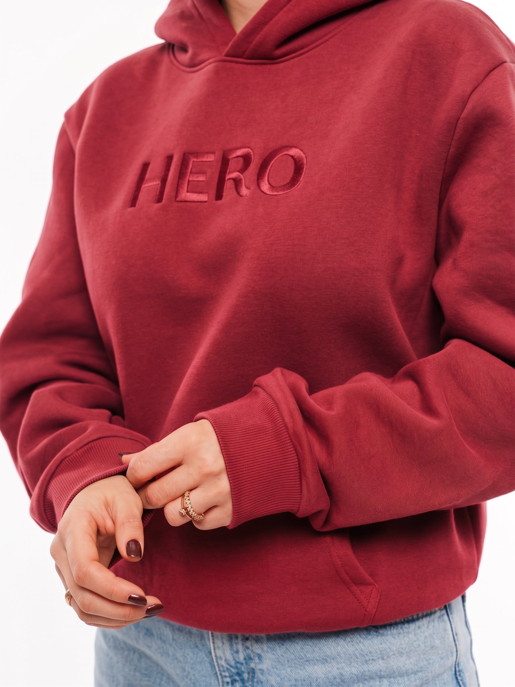 Burgundy Comfy Hoodie