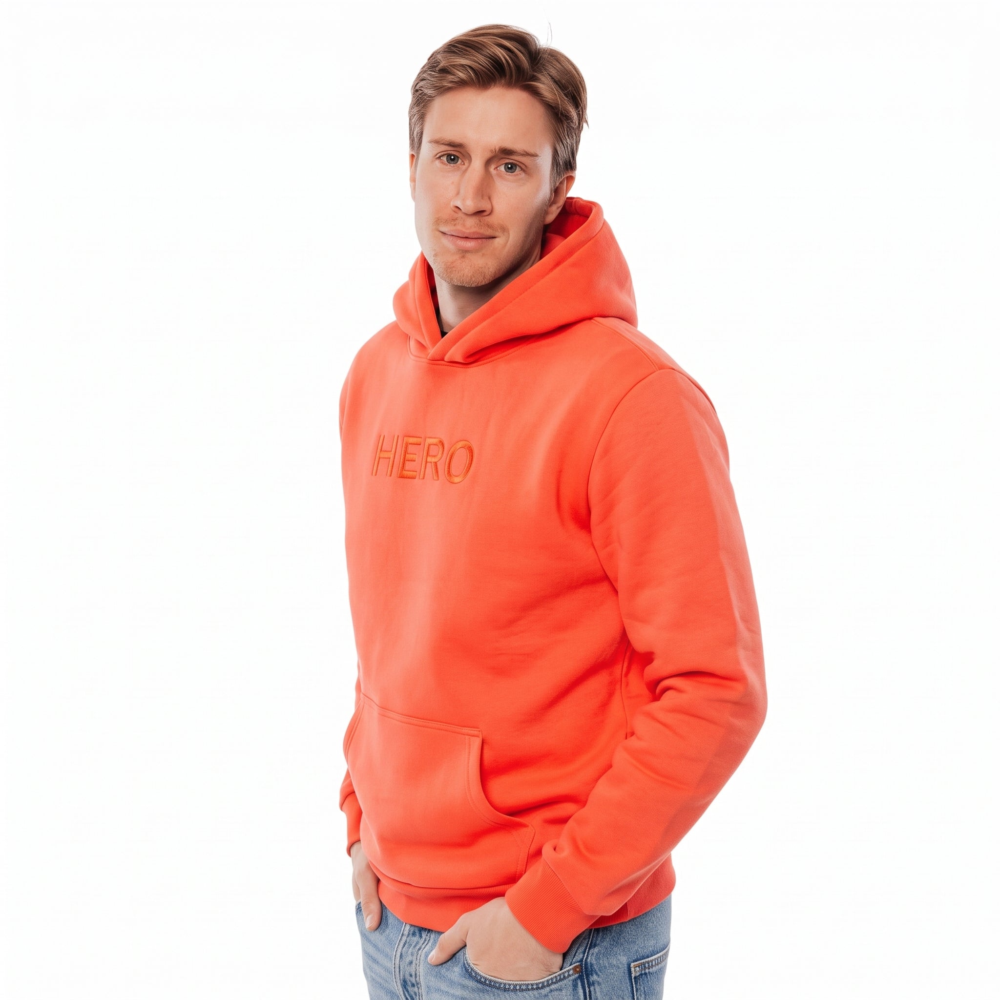 Coral Comfy Hoodie