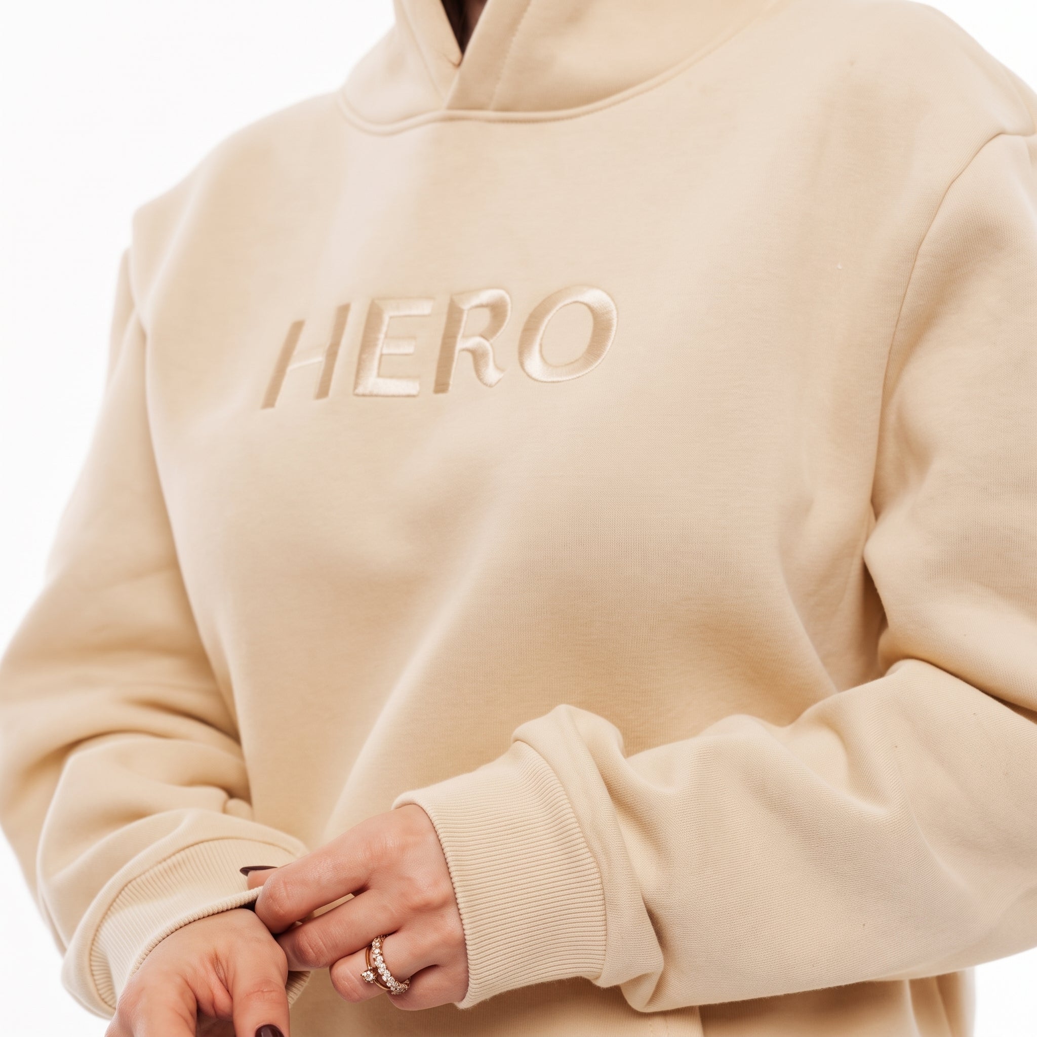 Cream Comfy Hoodie