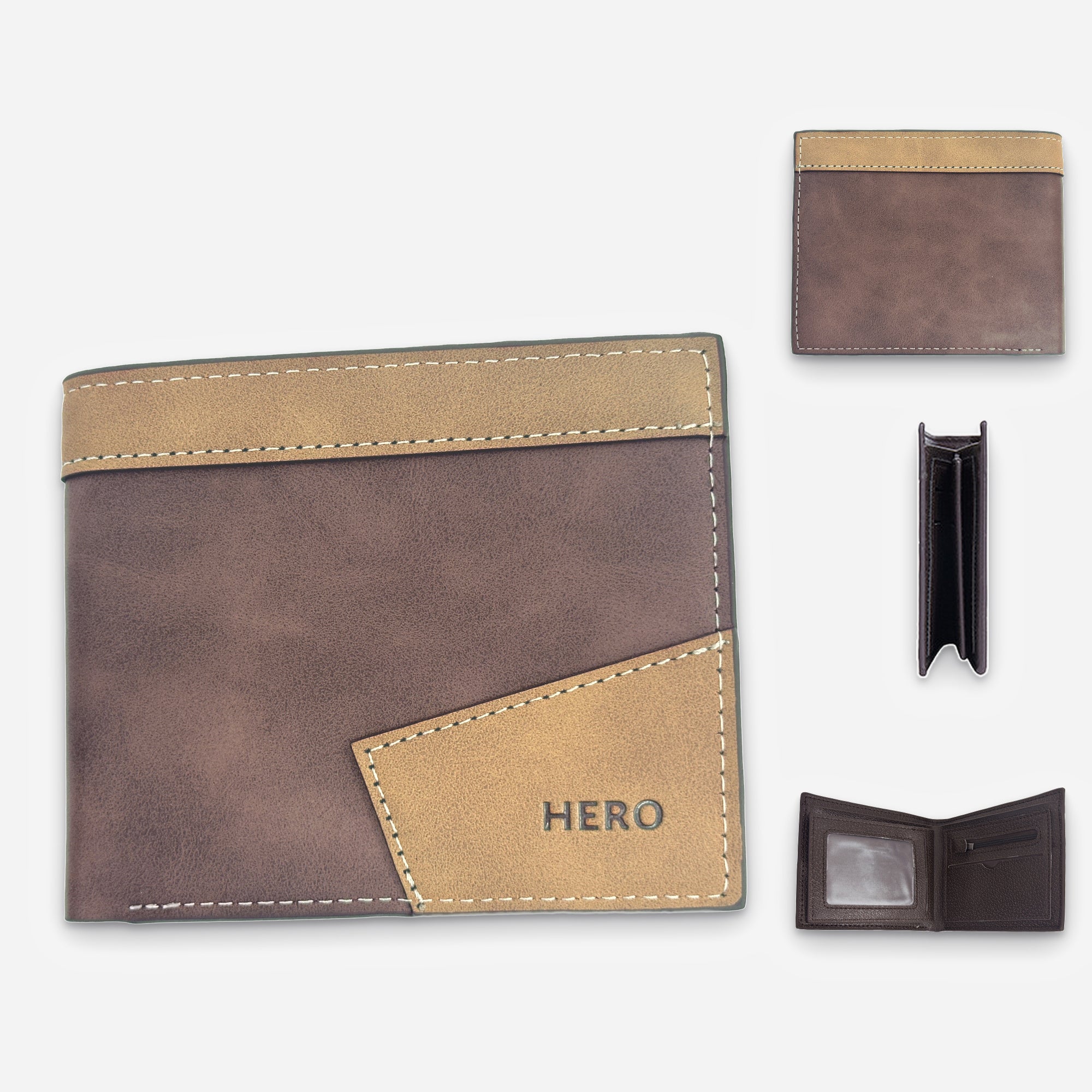 Wallet Vintage deep coffee