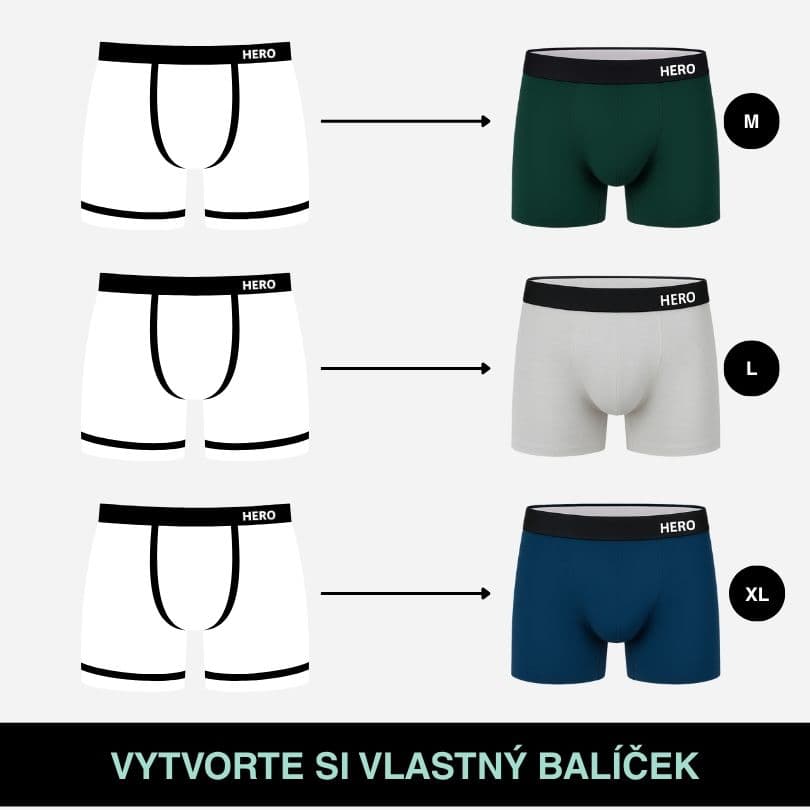 Boxer Briefs - 5+3 zadarmo