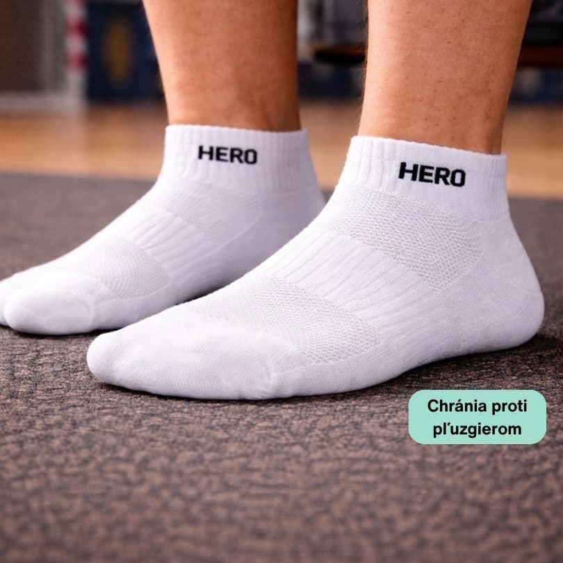 Sports Low Socks - Black 4 párov