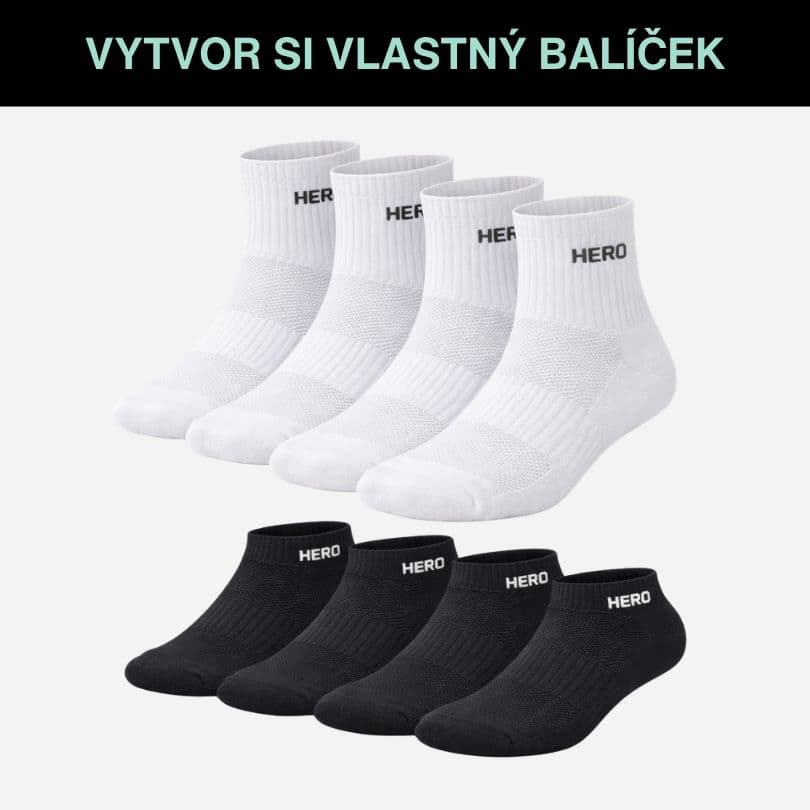 Sports Socks - 8 párov